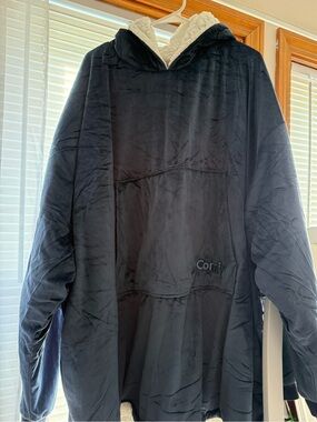 The Comfy blanket hoodie - blue